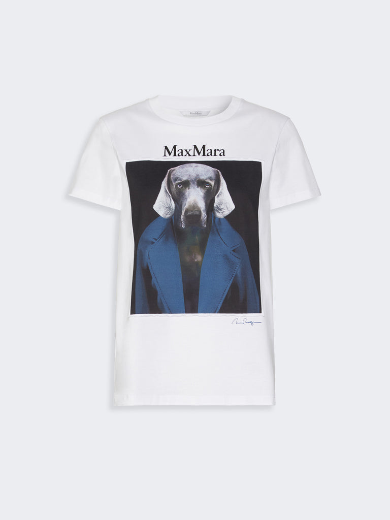 max mara iconic print-adorned jersey t-shirt