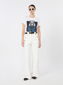 max mara iconic print-adorned jersey t-shirt for women