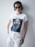 max mara iconic print-adorned jersey t-shirt for women