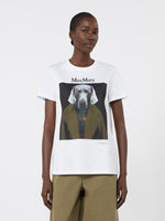 max mara iconic print-adorned jersey t-shirt for women