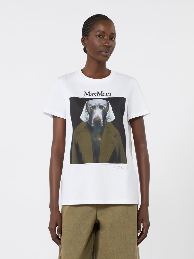 max mara iconic print-adorned jersey t-shirt