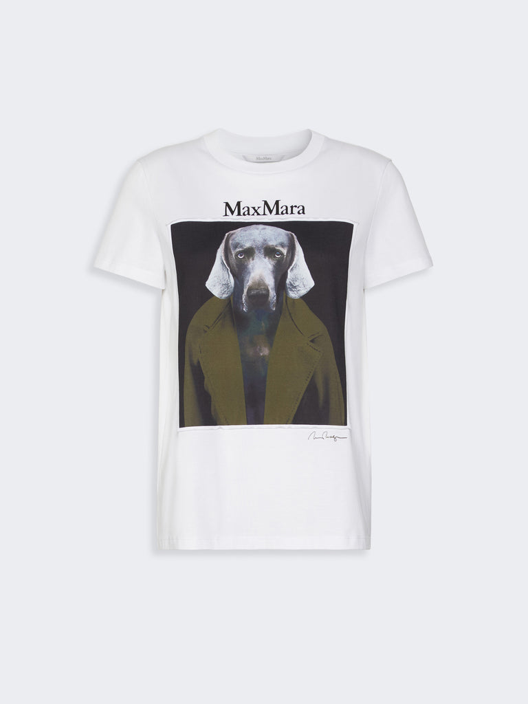 max mara iconic print-adorned jersey t-shirt