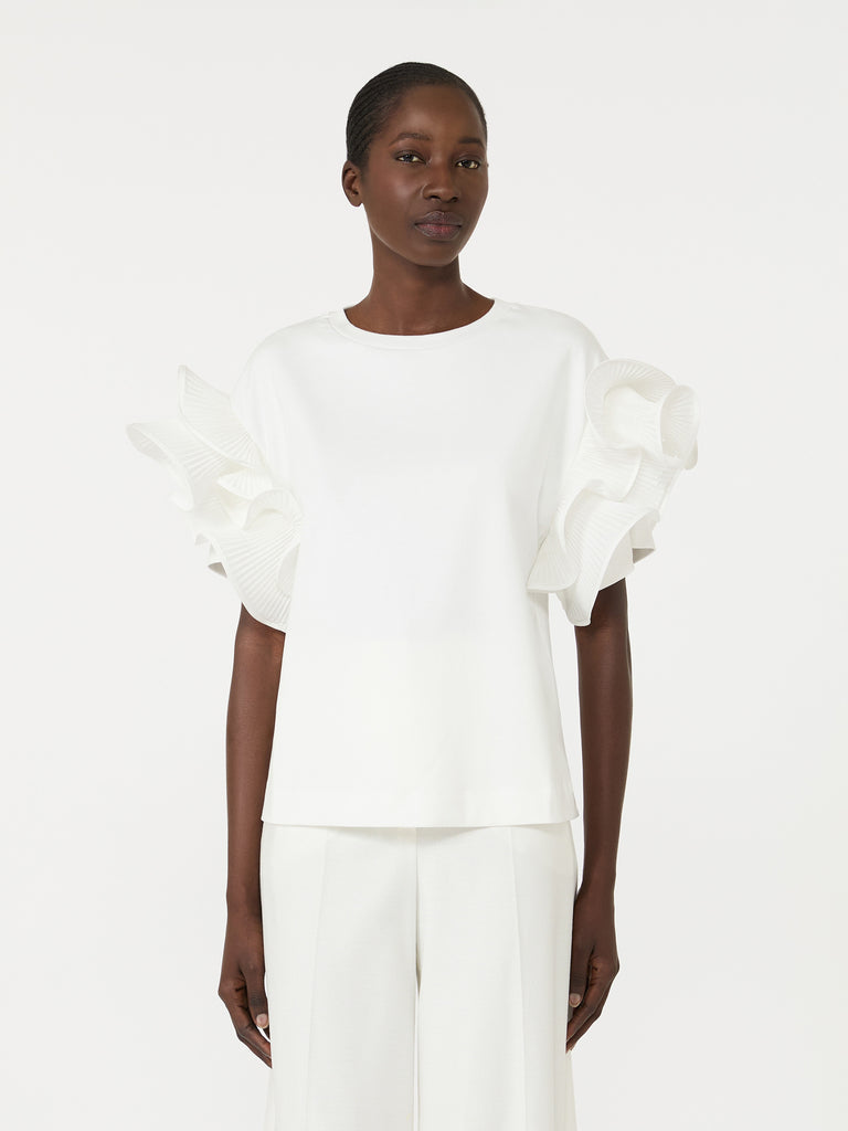 max mara ruched jersey t-shirt