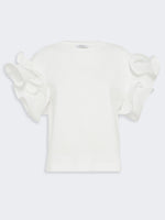 max mara ruched jersey t-shirt for women