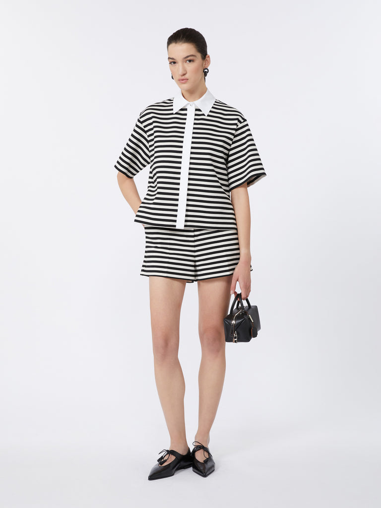 max mara striped jersey shirt