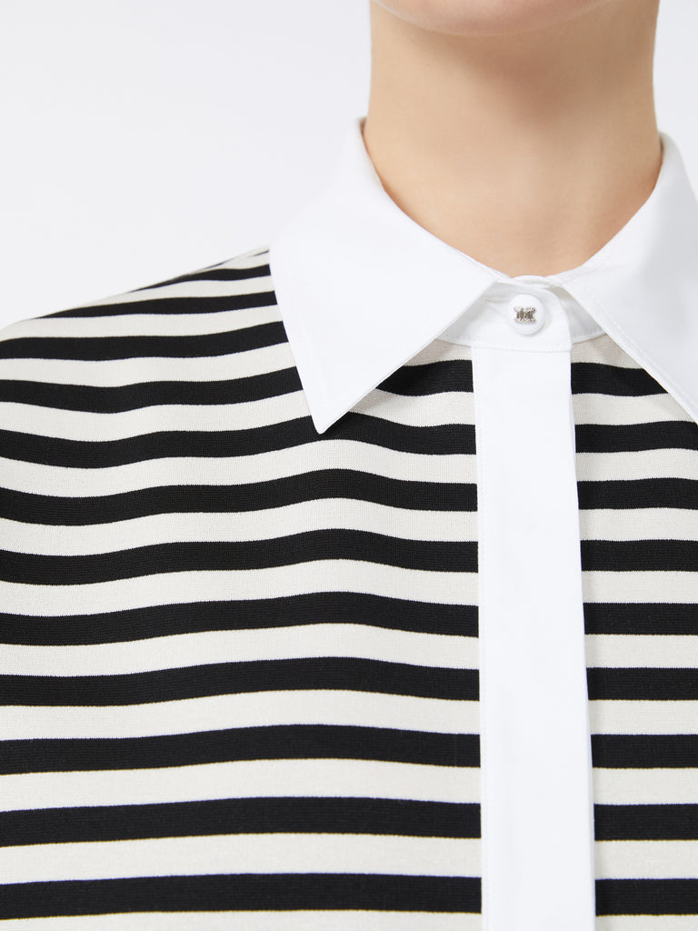 max mara striped jersey shirt