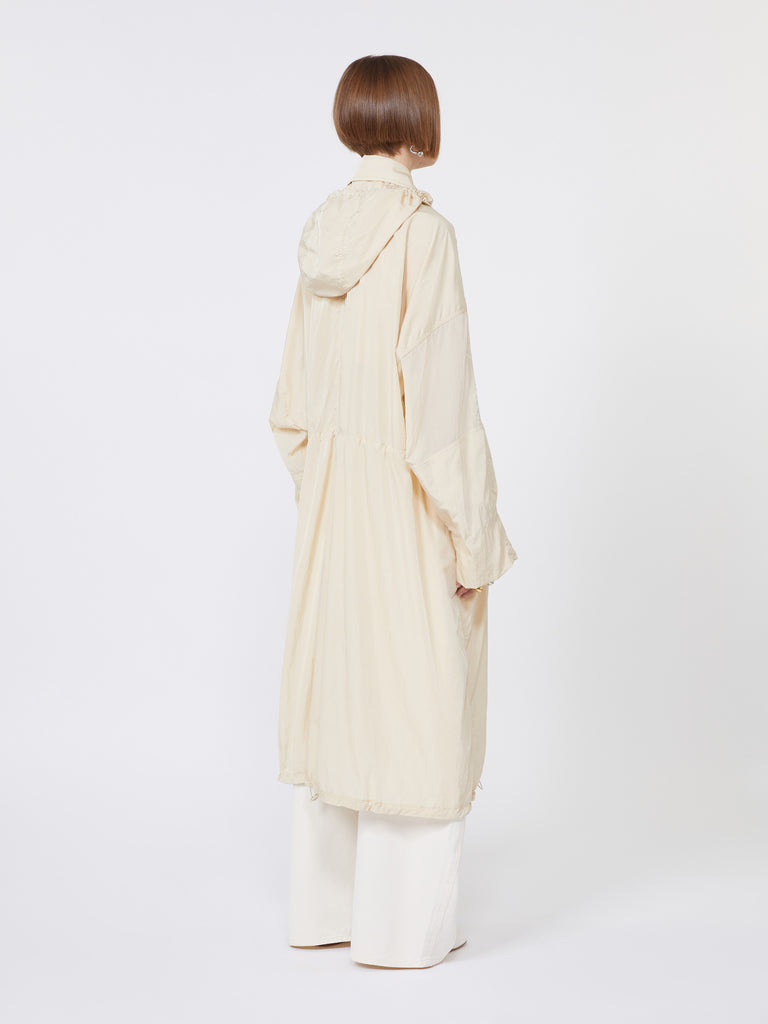 max mara long taffeta raincoat