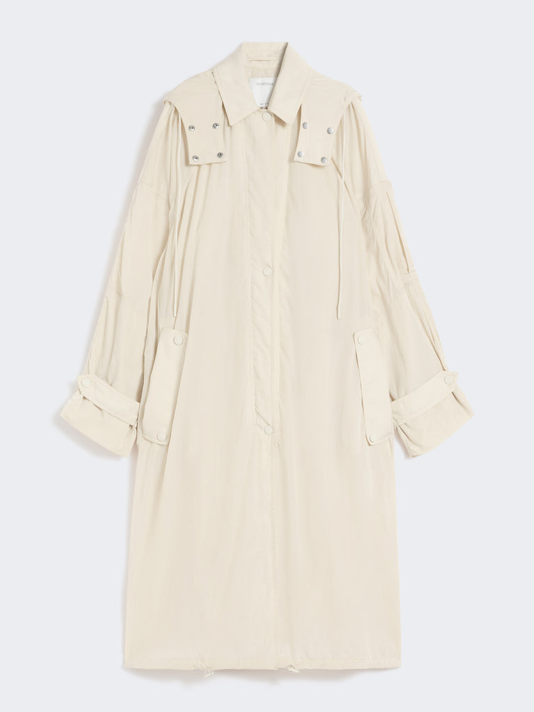 max mara long taffeta raincoat