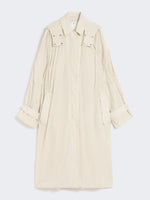 max mara long taffeta raincoat for women