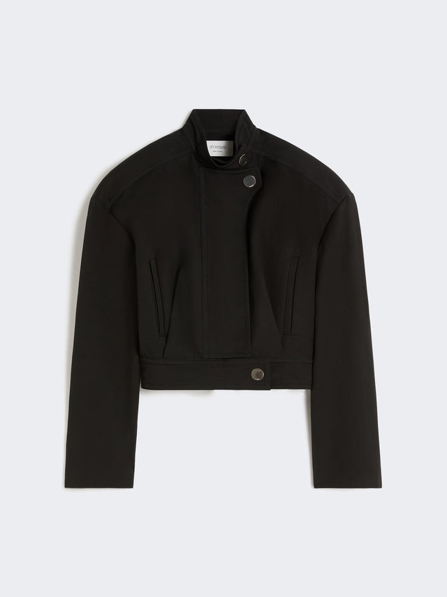 max mara oversized cotton bomber jacket for women