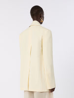 max mara viscose-blend double-collar blazer for women