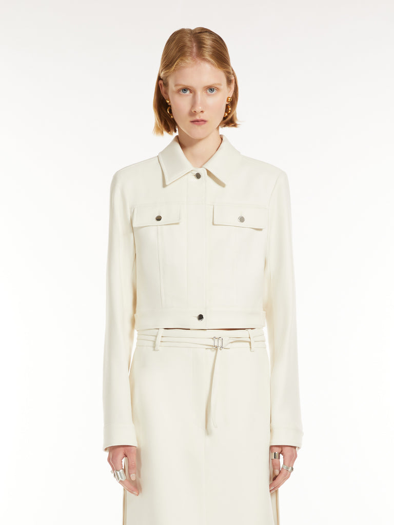 Cotton cady cropped jacket
