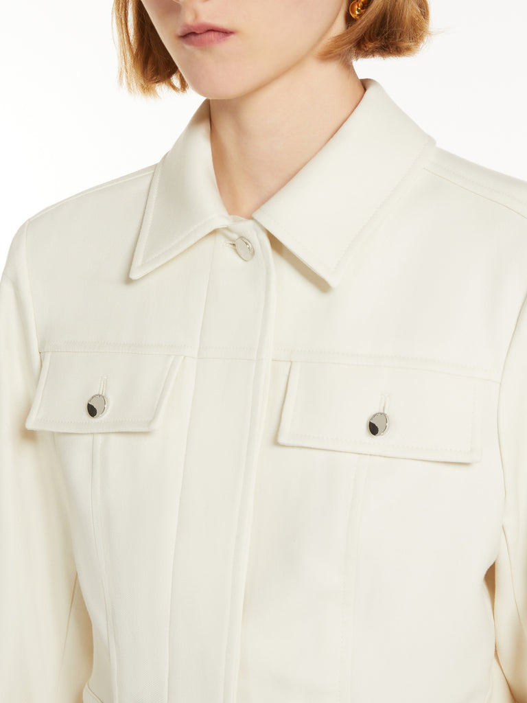 Cotton cady cropped jacket