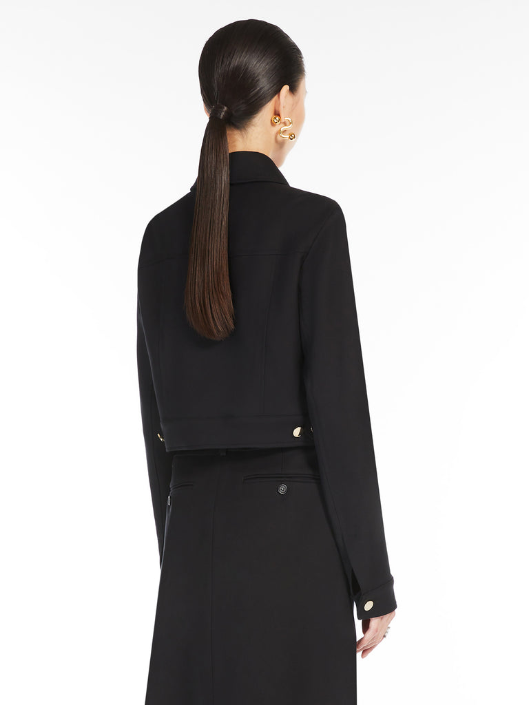 max mara cotton cady cropped jacket