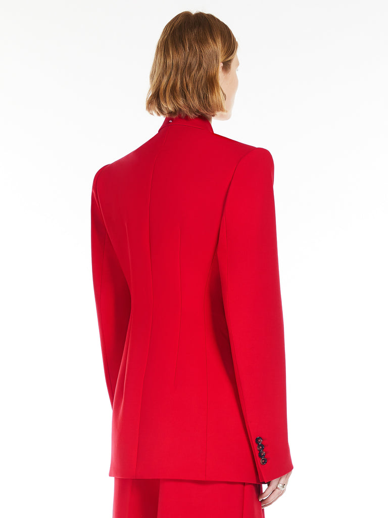 max mara stretch-wool double-breasted blazer