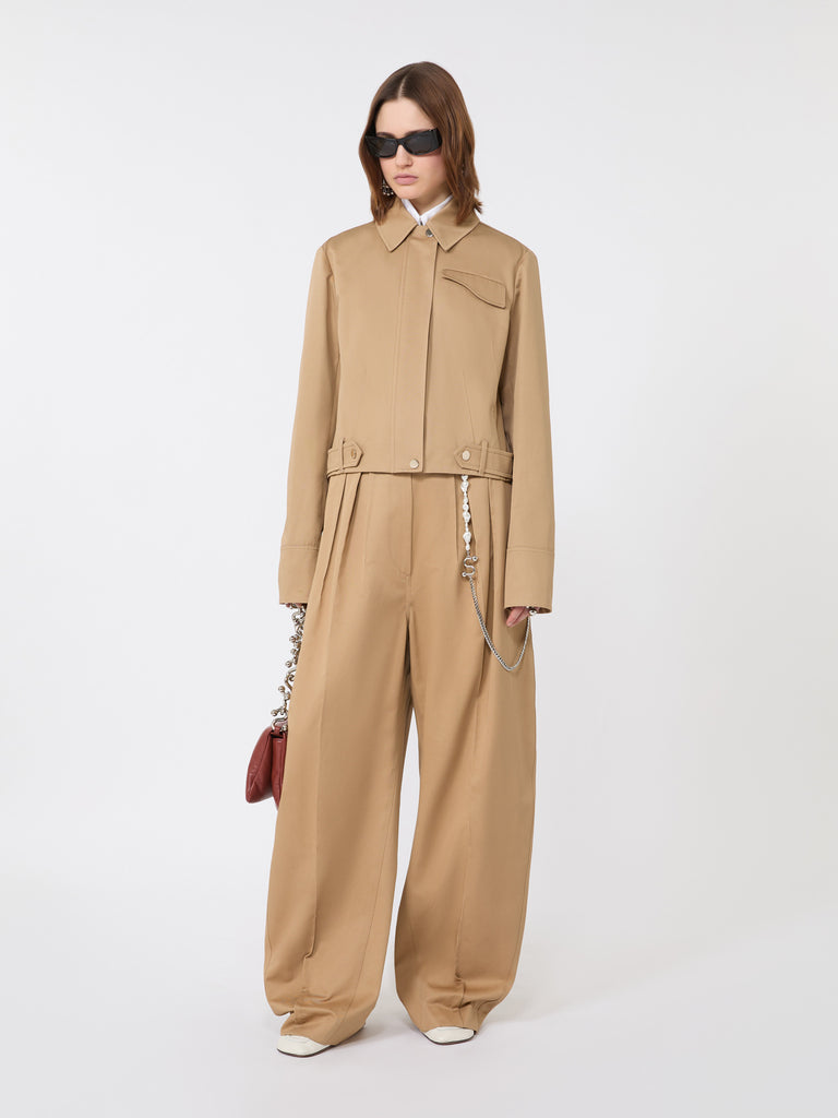 max mara boxy cotton jacket