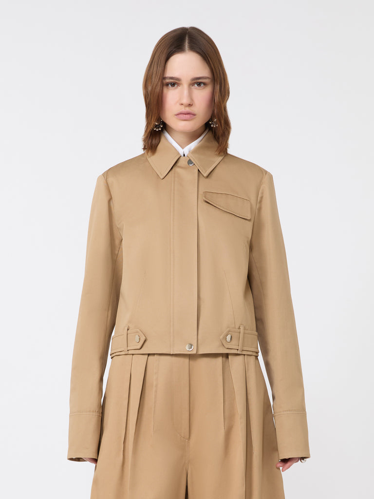 max mara boxy cotton jacket