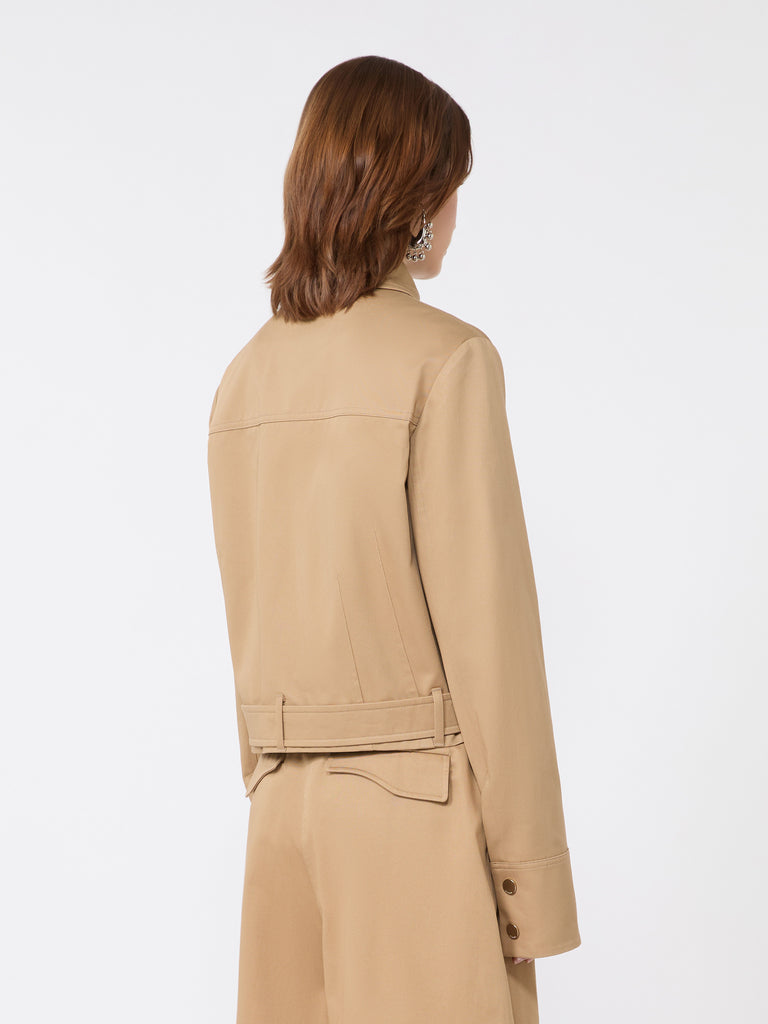 max mara boxy cotton jacket