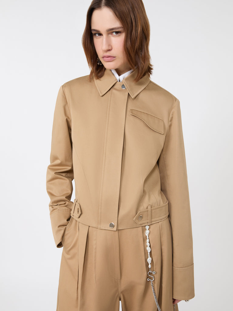 max mara boxy cotton jacket