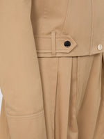 Boxy Cotton Jacket for Women - Biscuit - Max Mara UAE