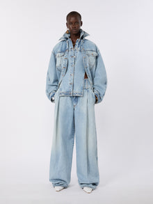 Two-Piece Denim Jacket for Women - Midnightblue - Max Mara UAE