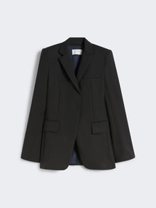 Stretch Wool Jacket for Women - Black - Max Mara UAE