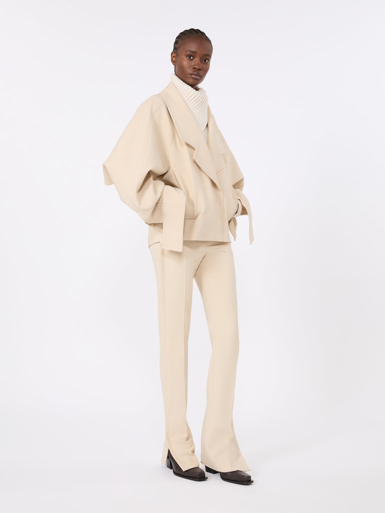 max mara technical wool pea coat