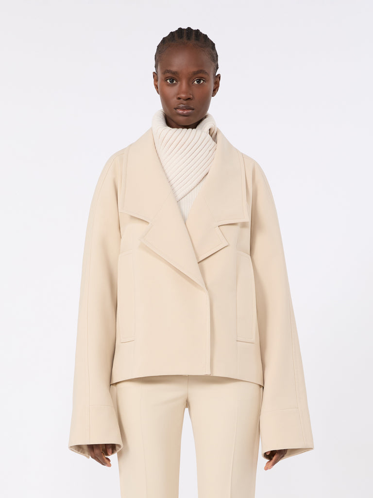 max mara technical wool pea coat