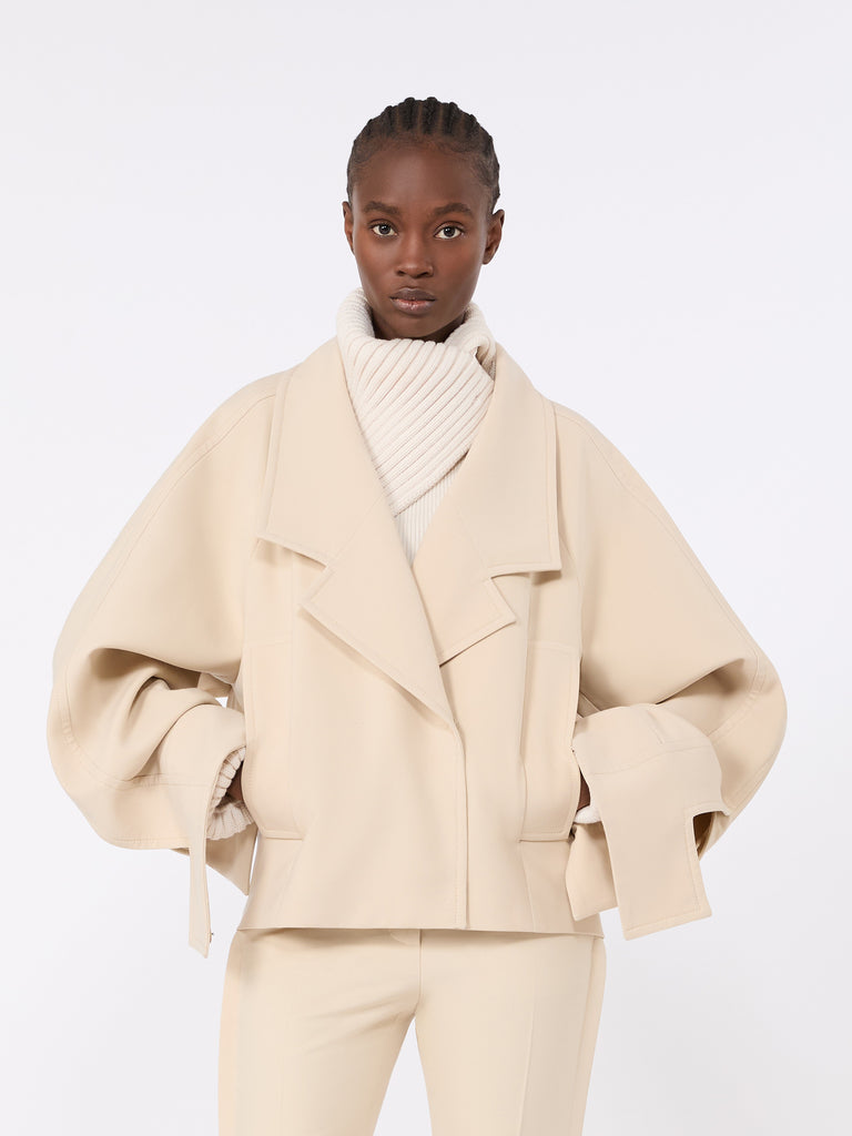 max mara technical wool pea coat