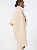 max mara technical wool pea coat for women
