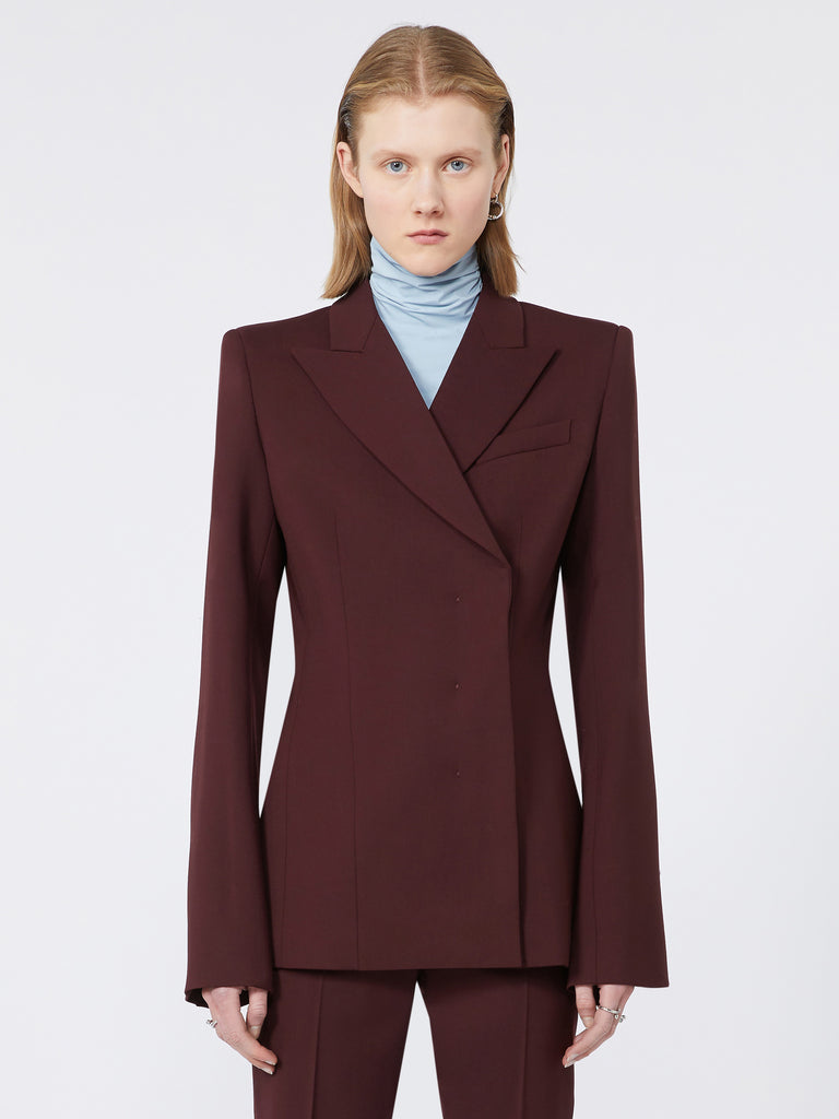 max mara slim-fit gabardine jacket