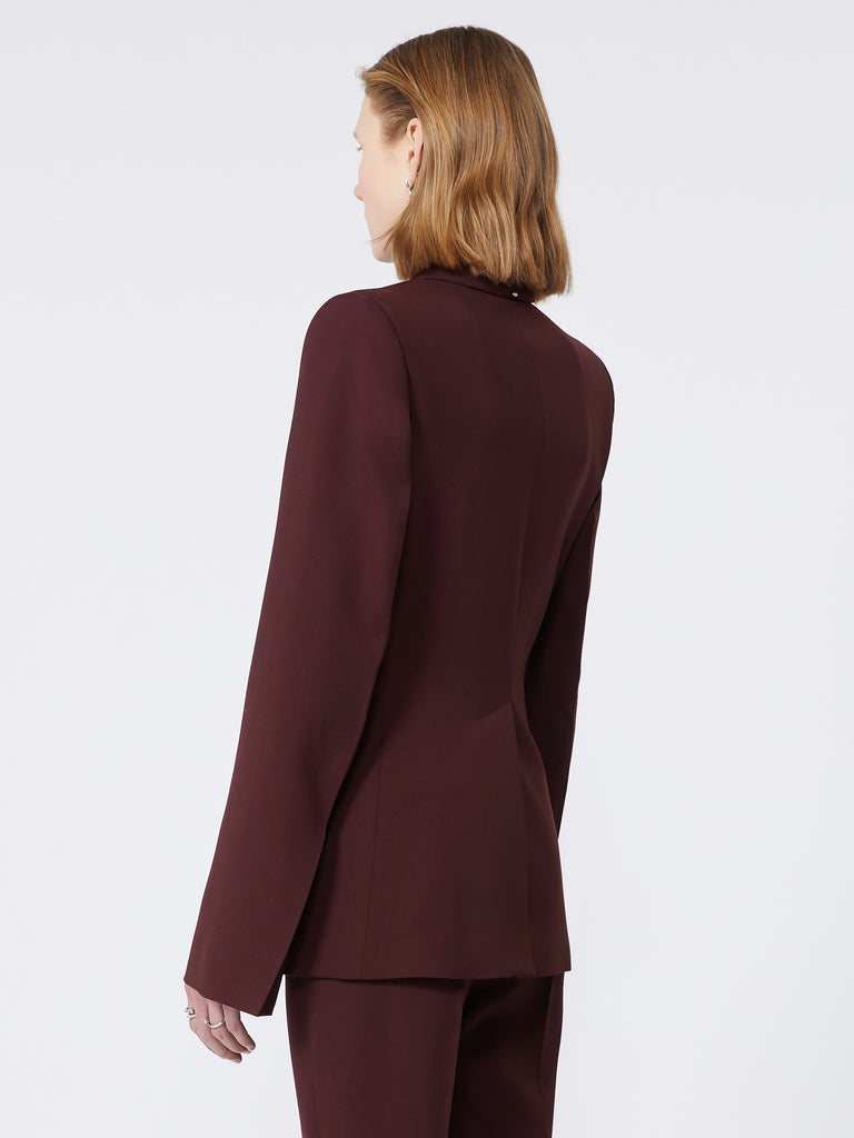 max mara slim-fit gabardine jacket