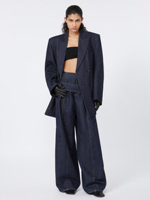 Comfort-Fit Denim Blazer - Runway for Women - Navy - Max Mara UAE