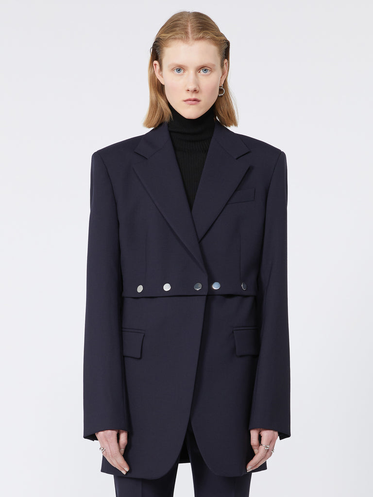 max mara jacket with detachable hem detail
