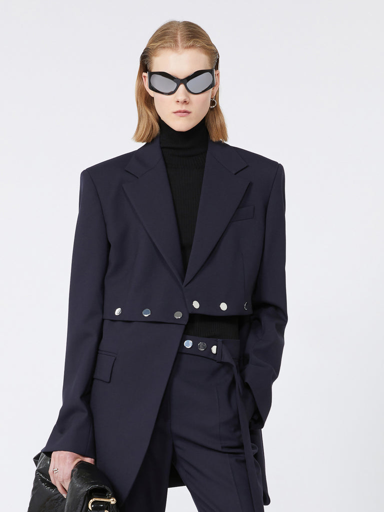 max mara jacket with detachable hem detail