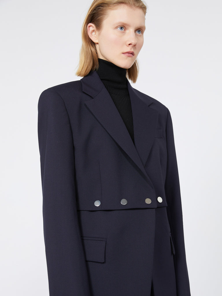 max mara jacket with detachable hem detail