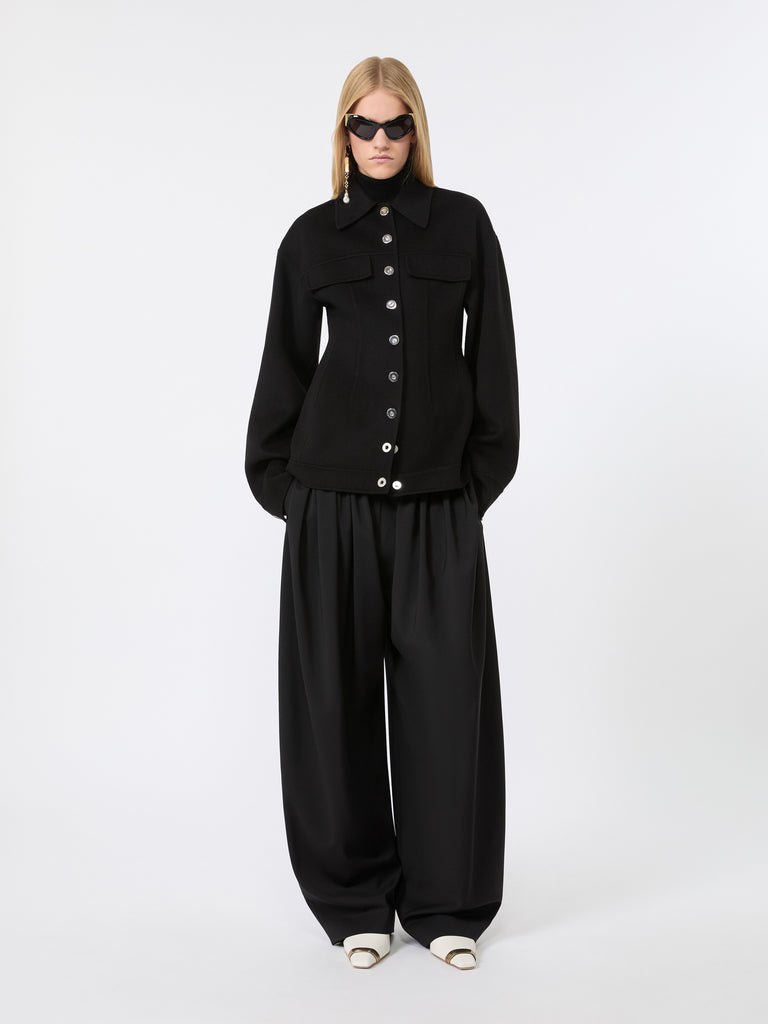 max mara pure wool shaped heavy jacket