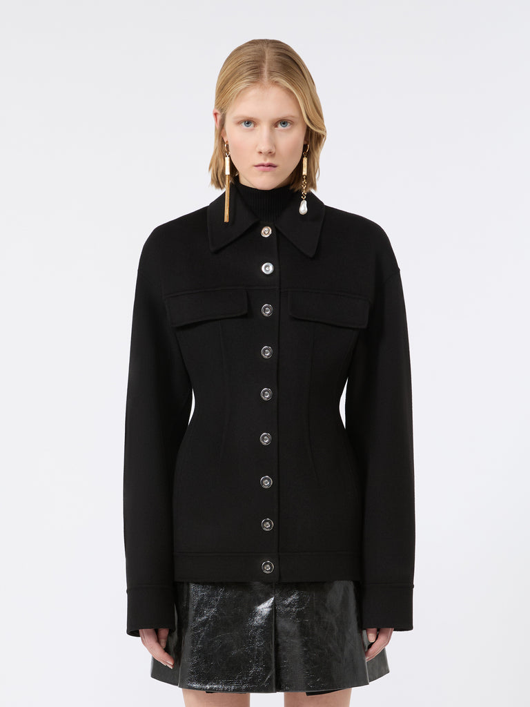 max mara pure wool shaped heavy jacket