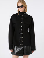 max mara pure wool shaped heavy jacket for women