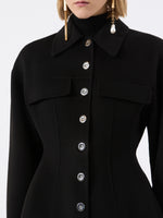 max mara pure wool shaped heavy jacket for women