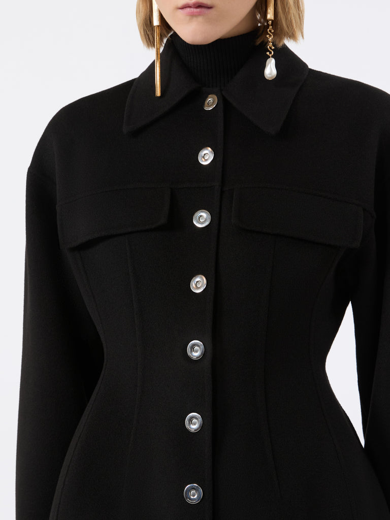 max mara pure wool shaped heavy jacket