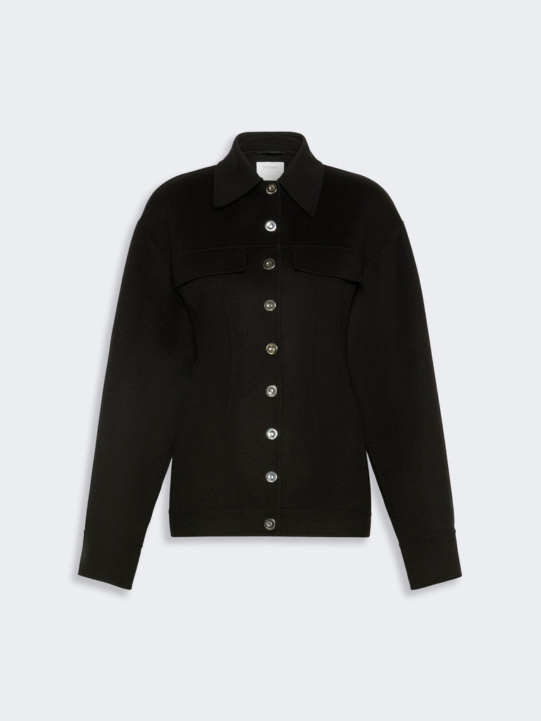 max mara pure wool shaped heavy jacket