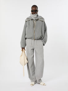 max mara pure wool bomber jacket with removable bib for women