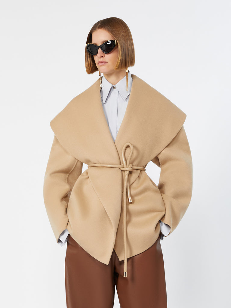 max mara pure wool double fabric jacket