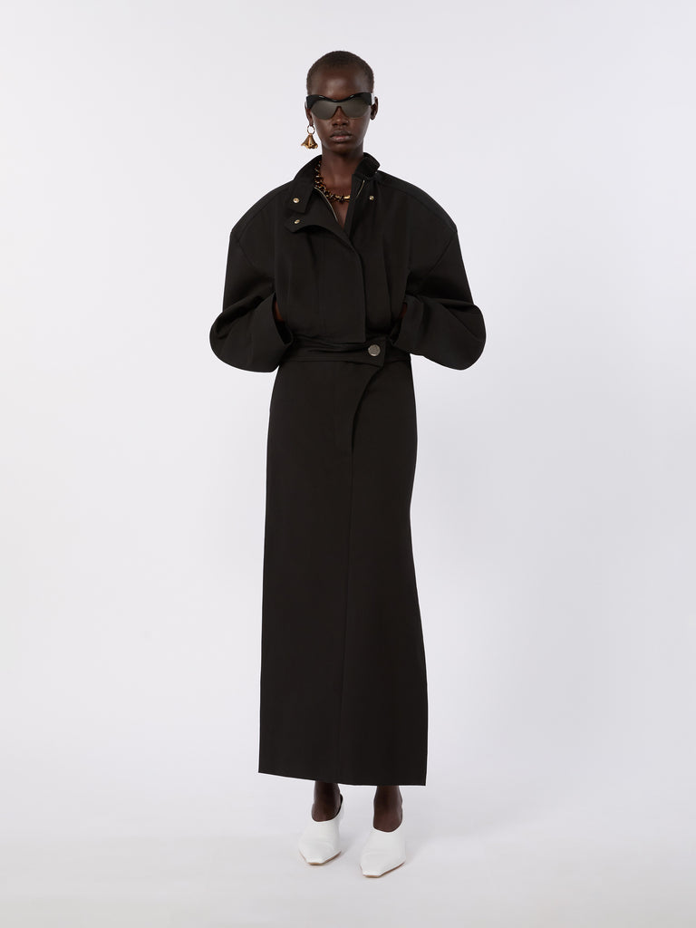 max mara long cotton skirt