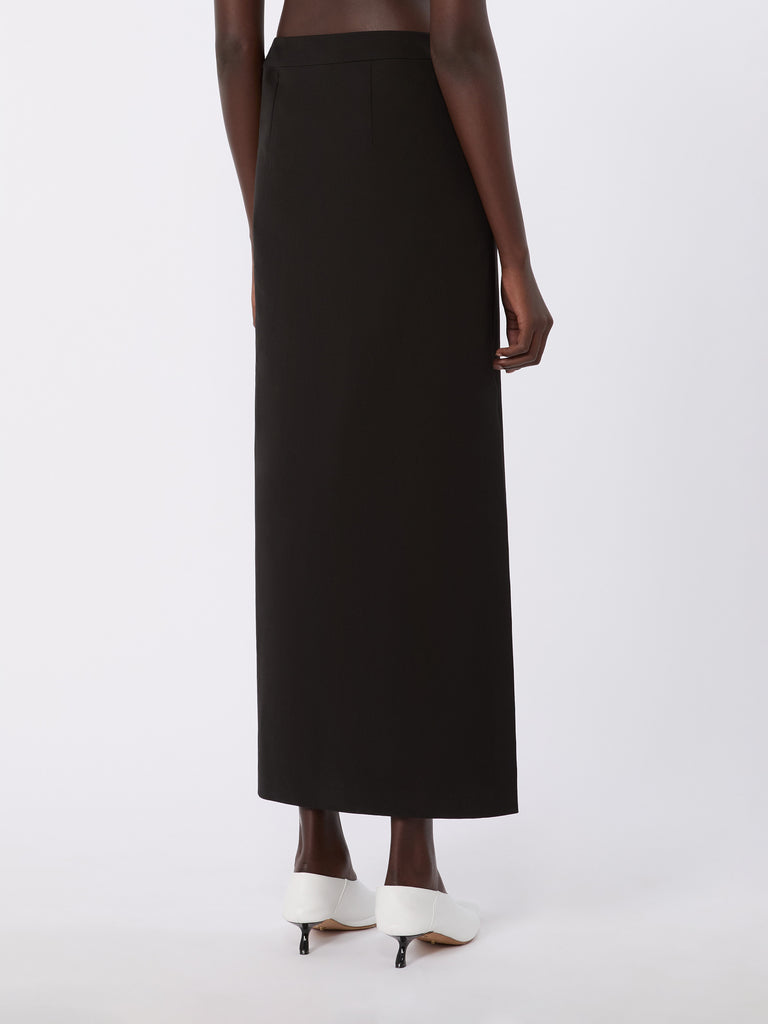 max mara long cotton skirt