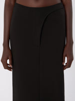 max mara long cotton skirt for women