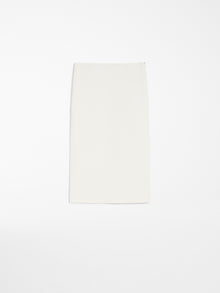 Low-waist calf-length skirt