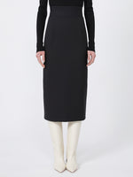Skirt With A High-Cut Elasticated Waist for Women - Black - Max Mara UAE