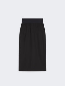 Skirt With A High-Cut Elasticated Waist for Women - Black - Max Mara UAE